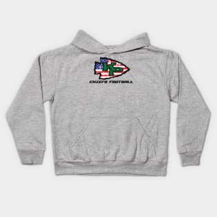 KP Chiefs Football (American Pride Arrowhead) Kids Hoodie